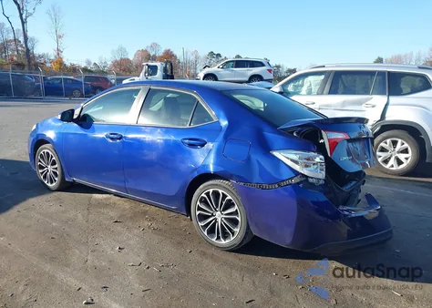 2015 Toyota Corolla S Plus from USA, damaged, VIN 2T1BURHE7FC319511